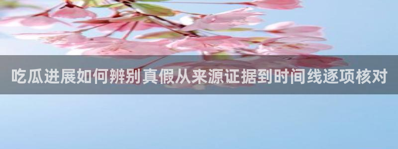 91吃瓜在线：吃瓜进展如何辨别真假从来源证据到时间线逐项核对