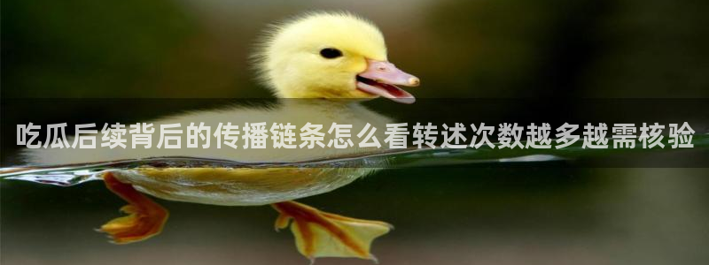 51吃瓜网网址:吃瓜后续背后的传播链条怎么看转述次数越多越需核验