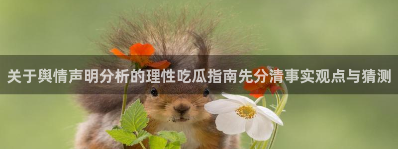 黑料网吃瓜：关于舆情声明分析的理性吃瓜指南先分清事实观点与猜测